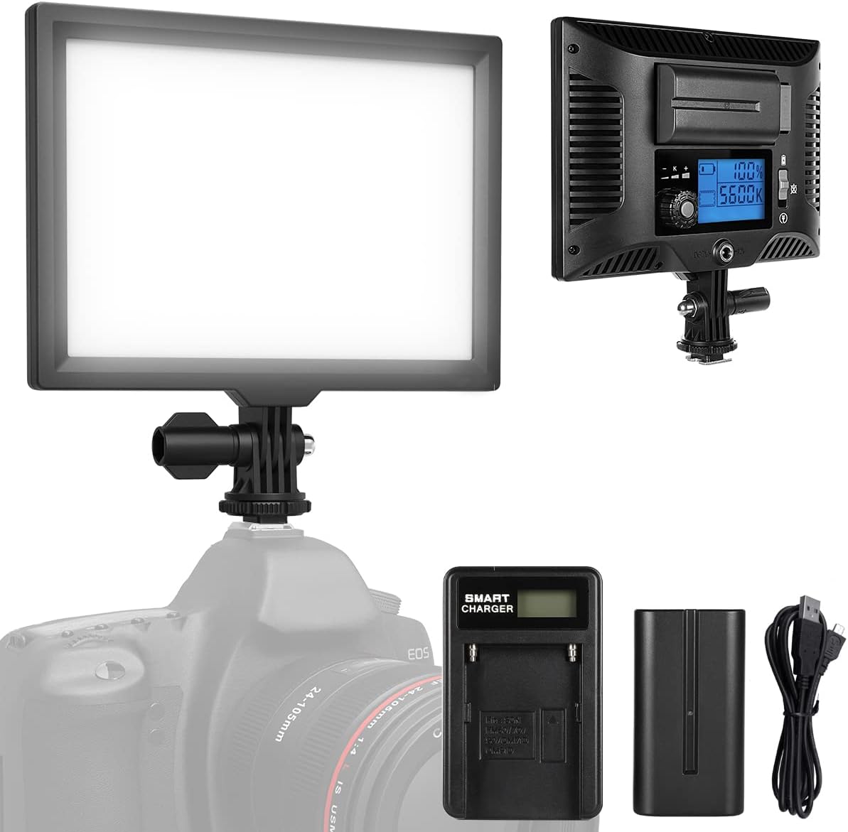 S20 Camera Light, Portable Video Light Panel for Photography