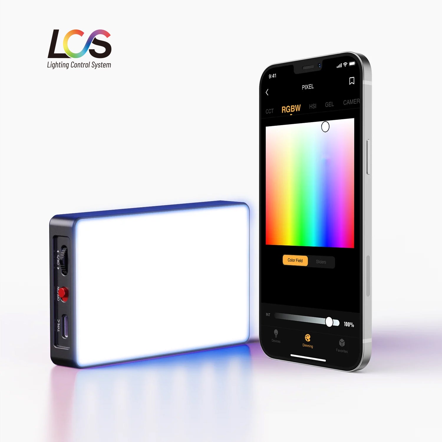 Pixel® Liber RGB Pocket Video Light